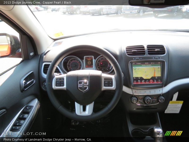 Copper Pearl / Black 2013 Dodge Journey Crew
