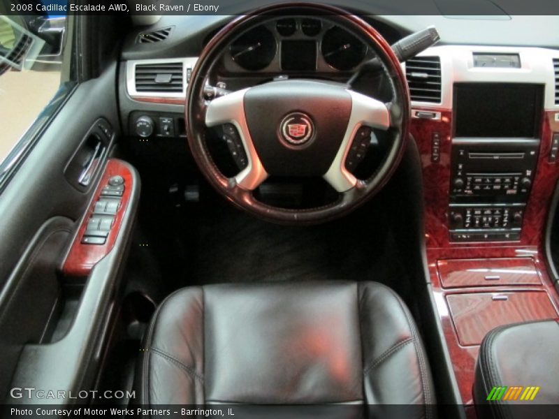 Black Raven / Ebony 2008 Cadillac Escalade AWD