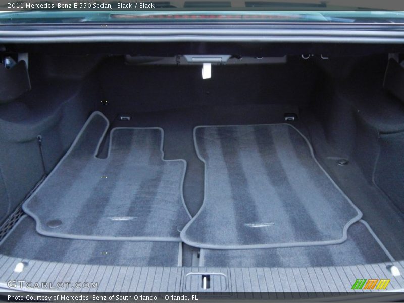 Black / Black 2011 Mercedes-Benz E 550 Sedan