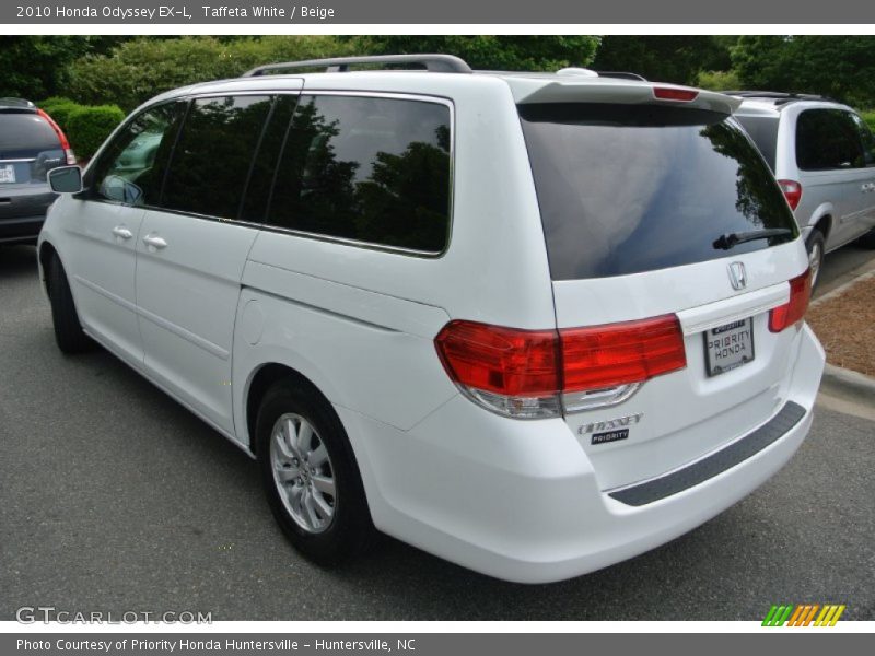 Taffeta White / Beige 2010 Honda Odyssey EX-L