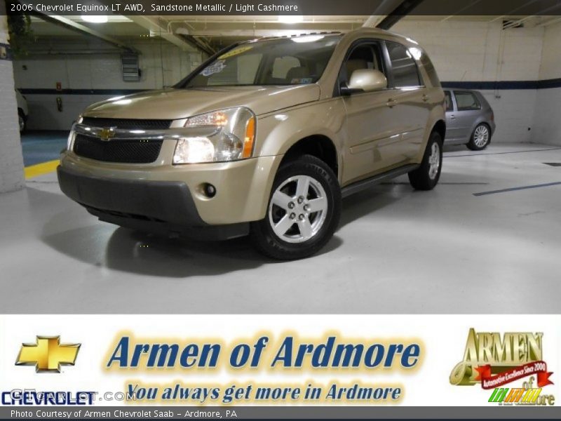 Sandstone Metallic / Light Cashmere 2006 Chevrolet Equinox LT AWD