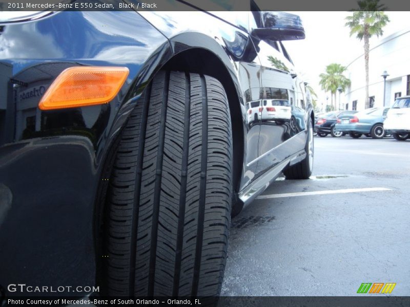 Black / Black 2011 Mercedes-Benz E 550 Sedan