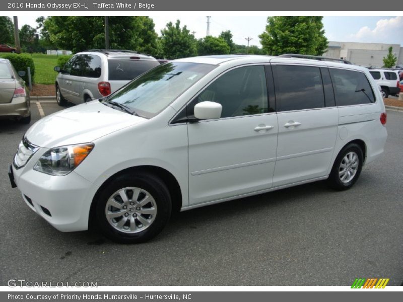 Taffeta White / Beige 2010 Honda Odyssey EX-L