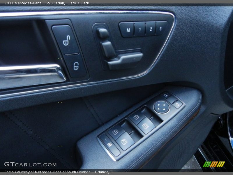 Black / Black 2011 Mercedes-Benz E 550 Sedan