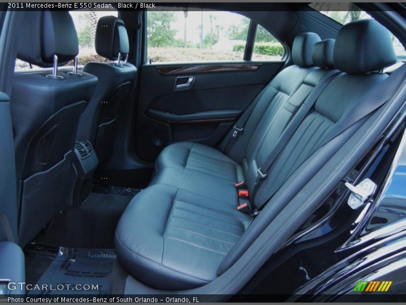 Black / Black 2011 Mercedes-Benz E 550 Sedan