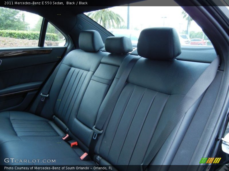 Black / Black 2011 Mercedes-Benz E 550 Sedan