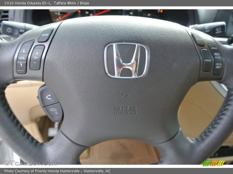 Taffeta White / Beige 2010 Honda Odyssey EX-L