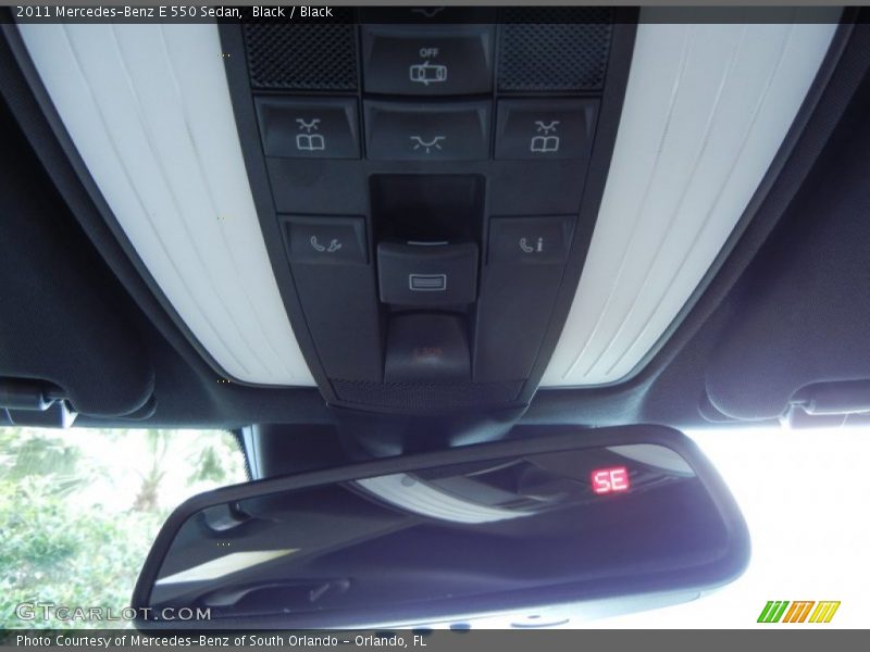 Black / Black 2011 Mercedes-Benz E 550 Sedan