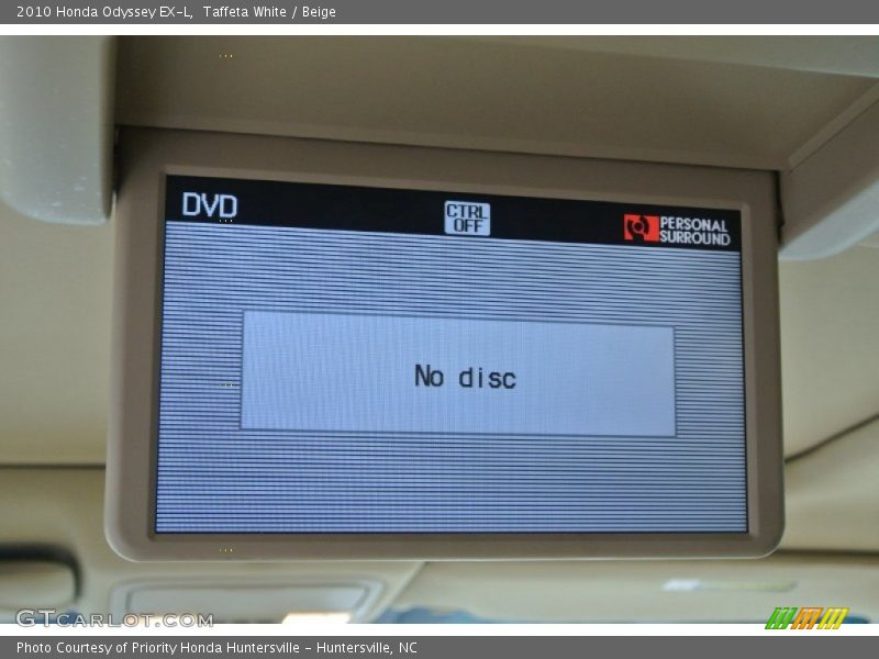 Taffeta White / Beige 2010 Honda Odyssey EX-L