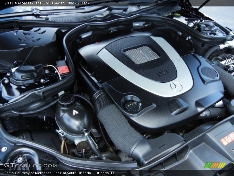 Black / Black 2011 Mercedes-Benz E 550 Sedan