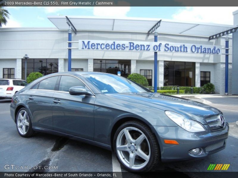 Flint Grey Metallic / Cashmere 2009 Mercedes-Benz CLS 550