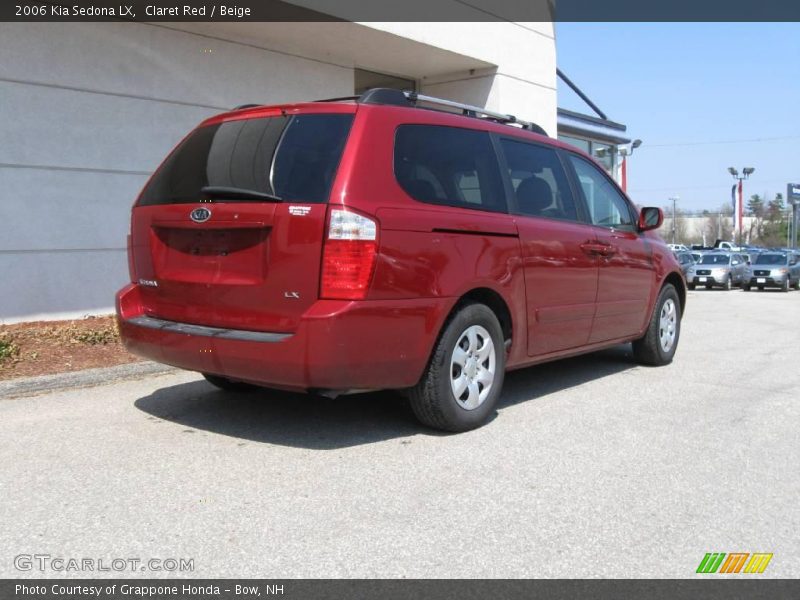 Claret Red / Beige 2006 Kia Sedona LX