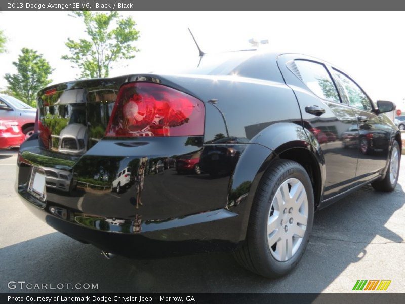 Black / Black 2013 Dodge Avenger SE V6