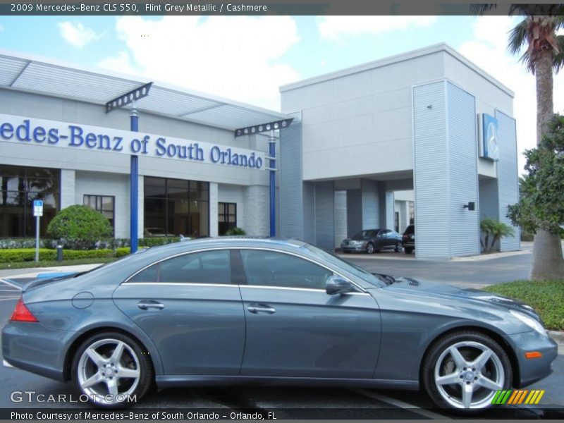 Flint Grey Metallic / Cashmere 2009 Mercedes-Benz CLS 550