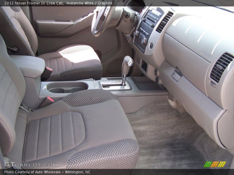 Avalanche White / Graphite 2012 Nissan Frontier SV Crew Cab