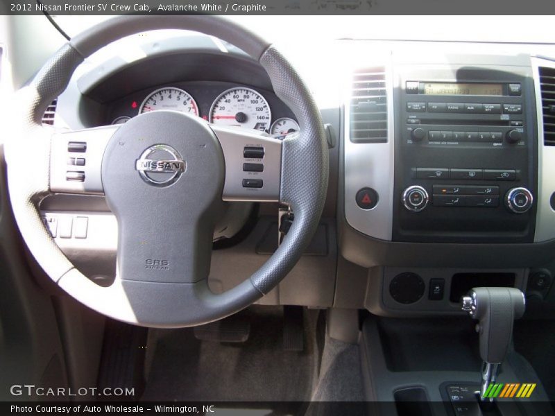 Avalanche White / Graphite 2012 Nissan Frontier SV Crew Cab