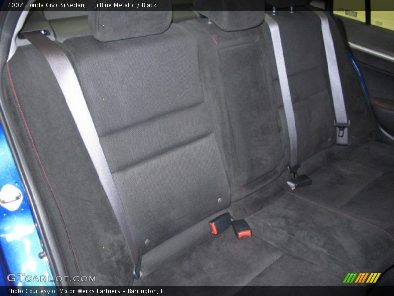 Fiji Blue Metallic / Black 2007 Honda Civic Si Sedan