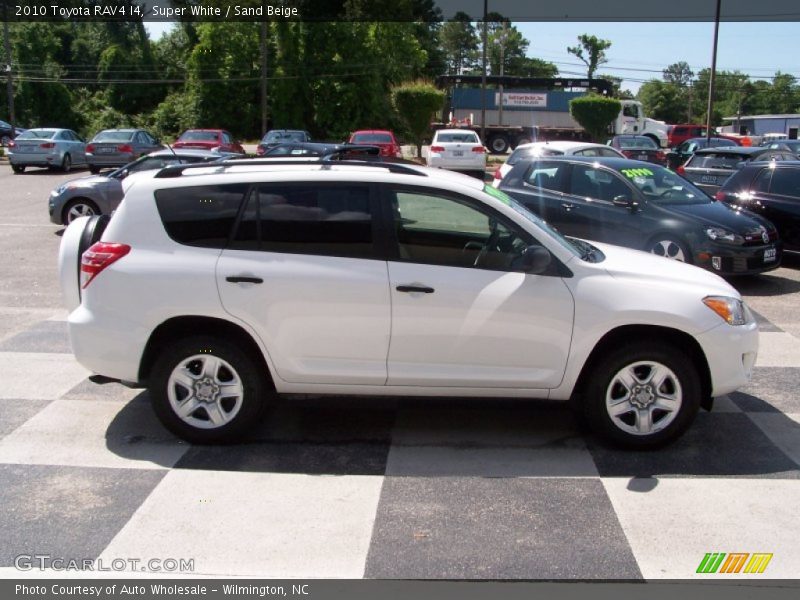 Super White / Sand Beige 2010 Toyota RAV4 I4