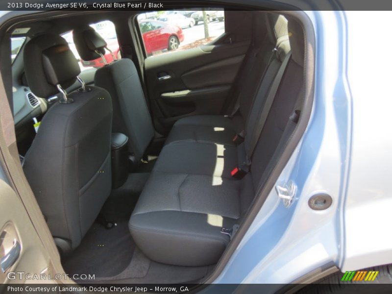 Crystal Blue Pearl / Black 2013 Dodge Avenger SE V6