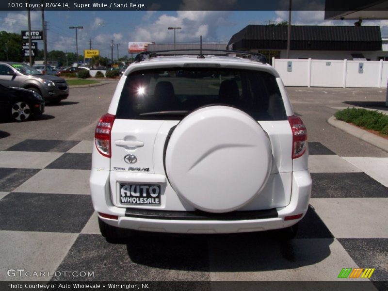 Super White / Sand Beige 2010 Toyota RAV4 I4
