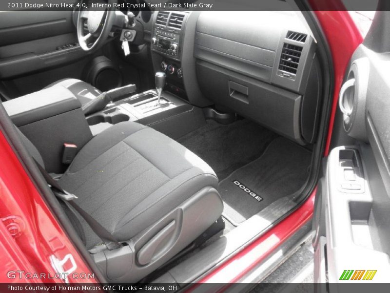 Inferno Red Crystal Pearl / Dark Slate Gray 2011 Dodge Nitro Heat 4.0