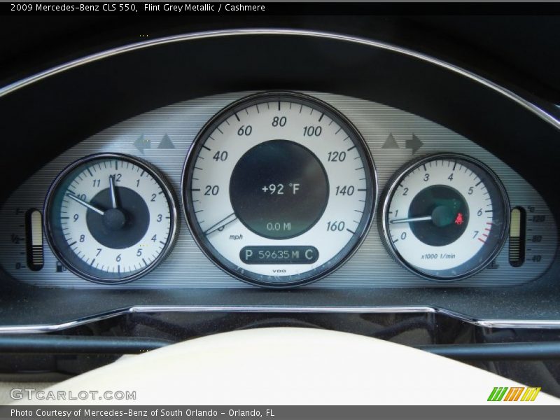  2009 CLS 550 550 Gauges