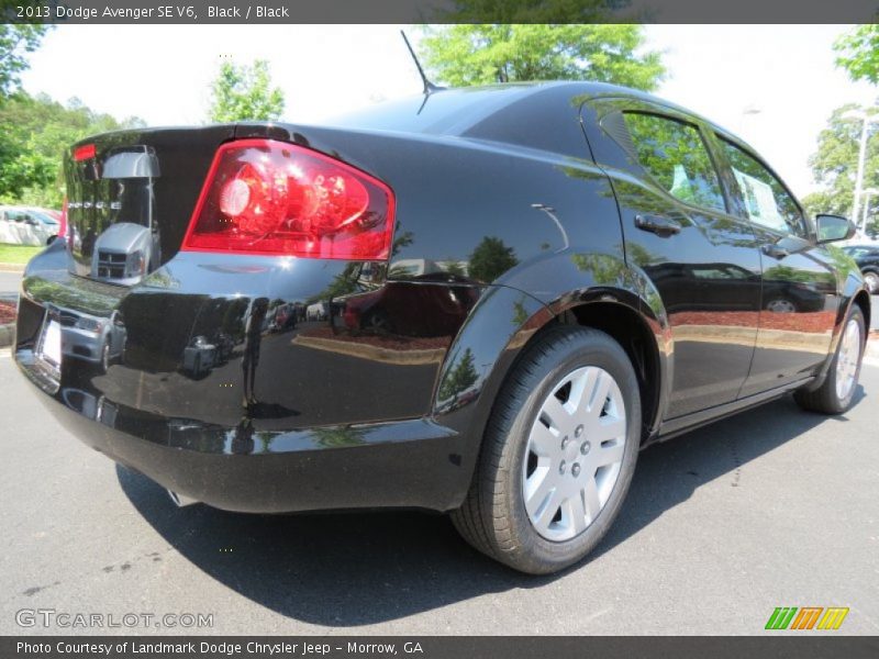 Black / Black 2013 Dodge Avenger SE V6