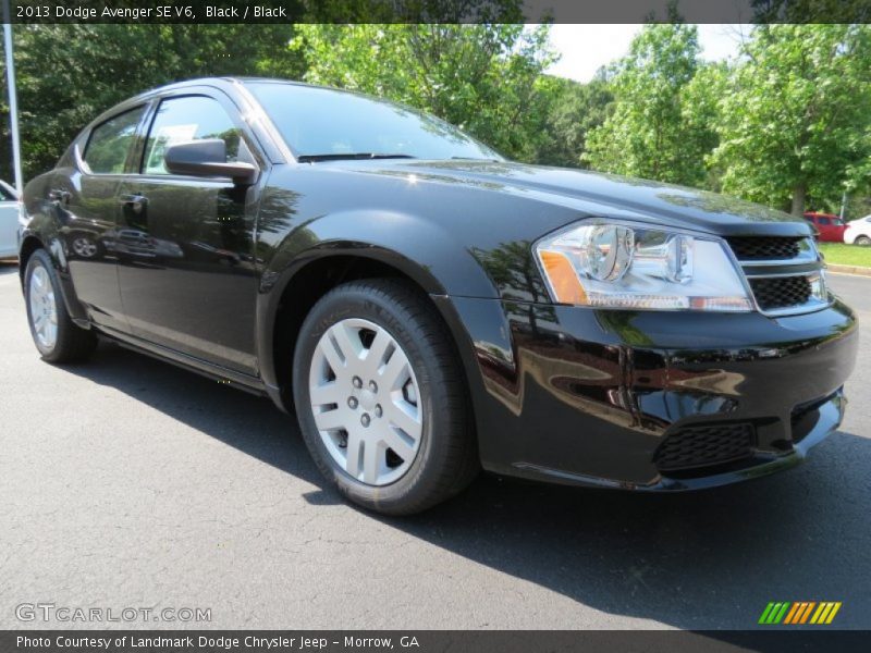 Black / Black 2013 Dodge Avenger SE V6
