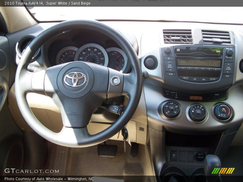 Super White / Sand Beige 2010 Toyota RAV4 I4