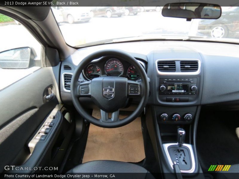 Black / Black 2013 Dodge Avenger SE V6