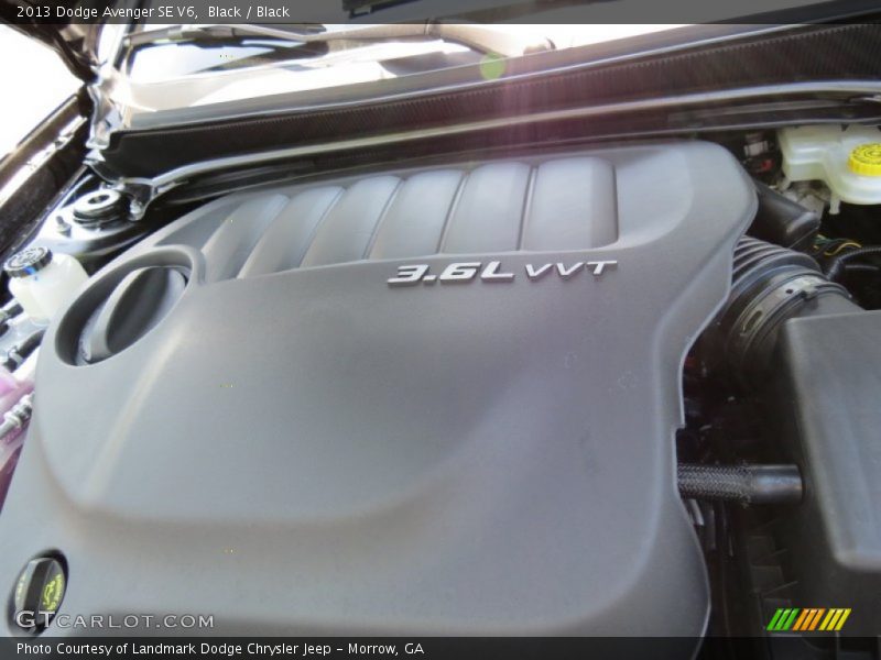 Black / Black 2013 Dodge Avenger SE V6