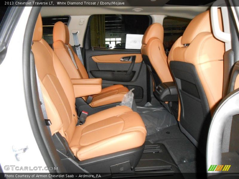 White Diamond Tricoat / Ebony/Mojave 2013 Chevrolet Traverse LT