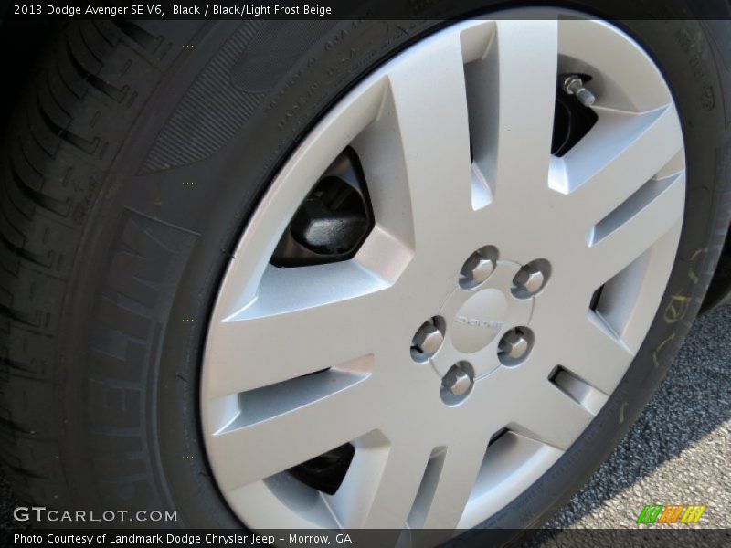 Black / Black/Light Frost Beige 2013 Dodge Avenger SE V6