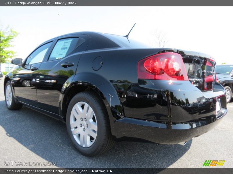 Black / Black 2013 Dodge Avenger SE V6