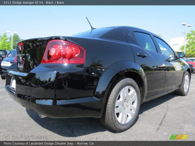 Black / Black 2013 Dodge Avenger SE V6