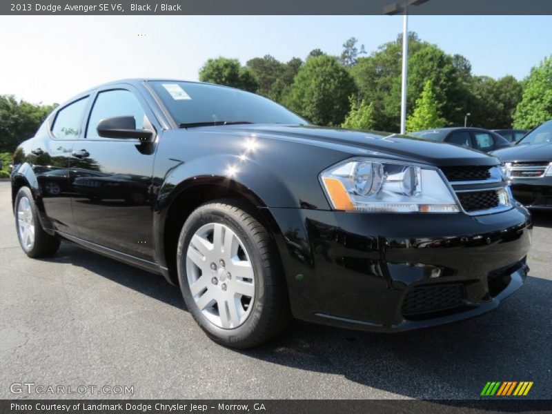 Black / Black 2013 Dodge Avenger SE V6