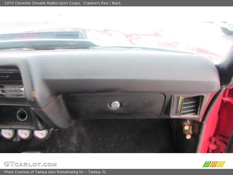 Cranberry Red / Black 1970 Chevrolet Chevelle Malibu Sport Coupe