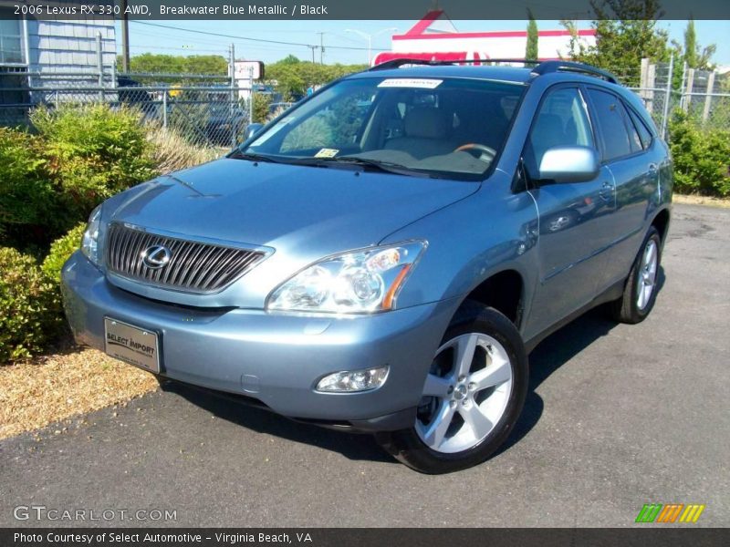 Breakwater Blue Metallic / Black 2006 Lexus RX 330 AWD