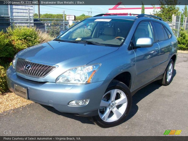 Breakwater Blue Metallic / Black 2006 Lexus RX 330 AWD