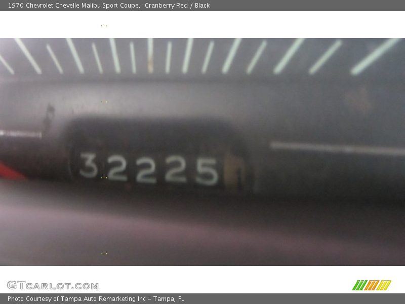 Cranberry Red / Black 1970 Chevrolet Chevelle Malibu Sport Coupe