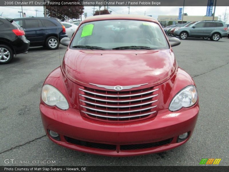 Inferno Red Crystal Pearl / Pastel Pebble Beige 2006 Chrysler PT Cruiser Touring Convertible