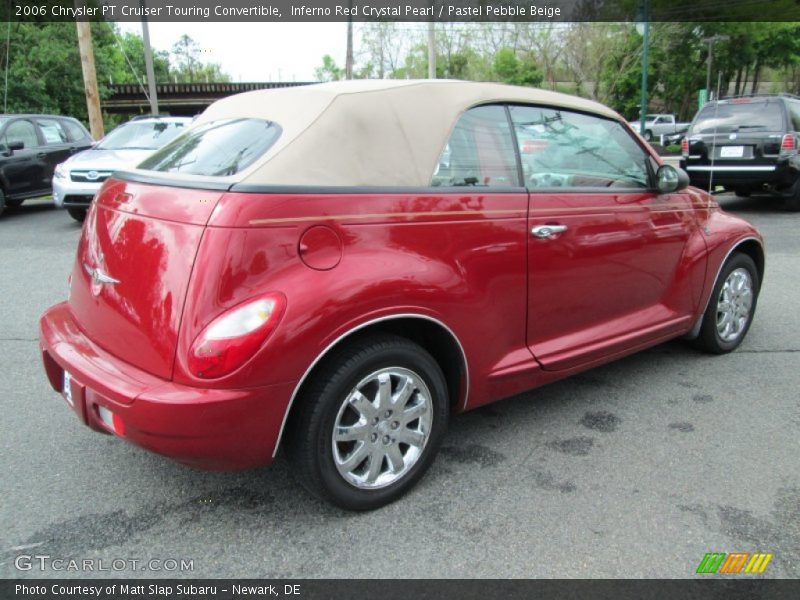 Inferno Red Crystal Pearl / Pastel Pebble Beige 2006 Chrysler PT Cruiser Touring Convertible