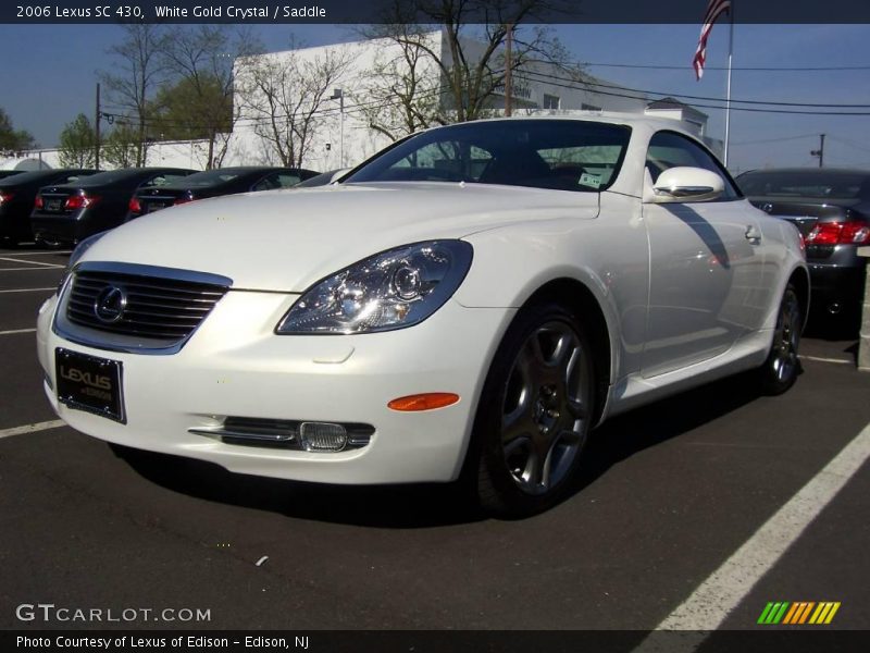 White Gold Crystal / Saddle 2006 Lexus SC 430