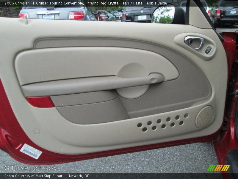 Inferno Red Crystal Pearl / Pastel Pebble Beige 2006 Chrysler PT Cruiser Touring Convertible