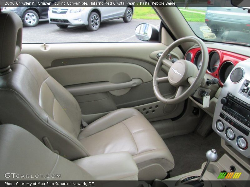 Inferno Red Crystal Pearl / Pastel Pebble Beige 2006 Chrysler PT Cruiser Touring Convertible