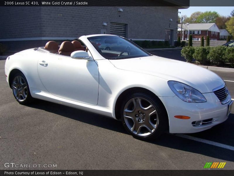 White Gold Crystal / Saddle 2006 Lexus SC 430