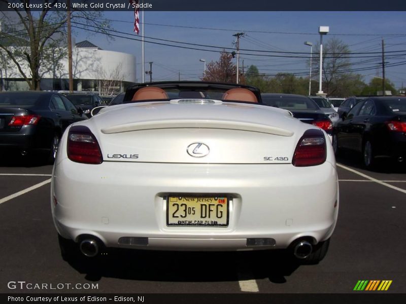 White Gold Crystal / Saddle 2006 Lexus SC 430