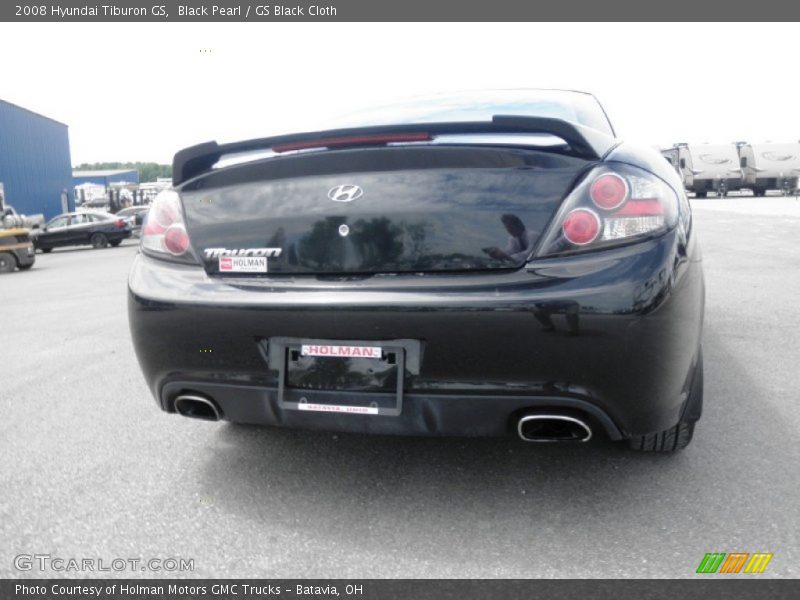 Black Pearl / GS Black Cloth 2008 Hyundai Tiburon GS