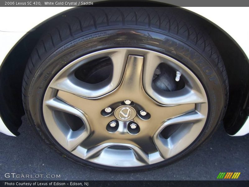 White Gold Crystal / Saddle 2006 Lexus SC 430