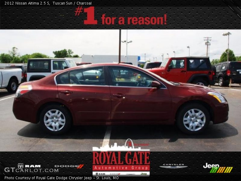 Tuscan Sun / Charcoal 2012 Nissan Altima 2.5 S